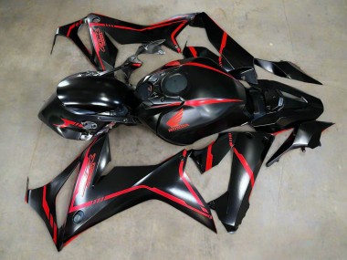 Buy 2021-2023 Honda CBR650R Motorcycle Fairings - Glossy Black Red Stripe UK