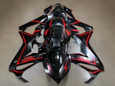 Buy 2021-2023 Honda CBR650R Motorcycle Fairings - Glossy Black Red Stripe UK