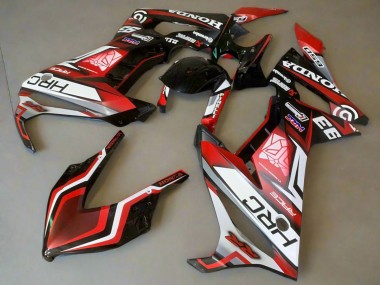 Buy 2021-2023 Honda CBR650R Motorcycle Fairings - White Red Glossy Black HRC UK