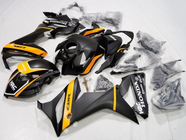 Buy 2021-2023 Honda CBR650R Motorcycle Fairings - Matte Black Yellow HRC UK