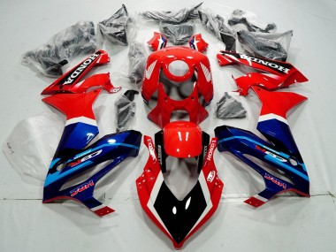 Buy 2021-2023 Honda CBR650R Motorcycle Fairings - Red Blue HRC UK