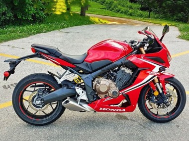 Buy 2021-2023 Honda CBR650R Motorcycle Fairings - Red White Black Stripe UK