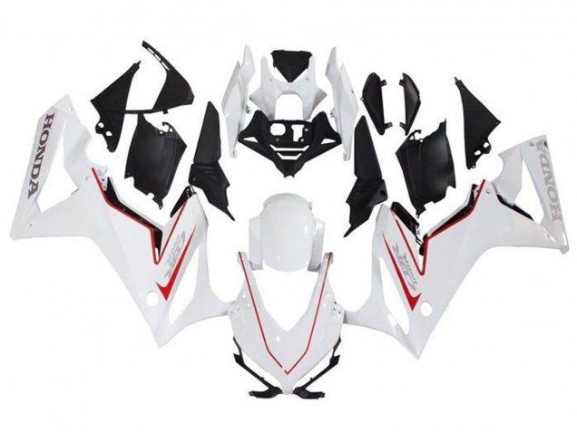 2021-2023 Honda CBR650R Motorcycle Fairings - White Red Black UK