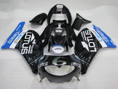 Buy 1995-1997 Aprilia RS250 Motorcycle Fairings - Glossy Black White Blue Lotus UK
