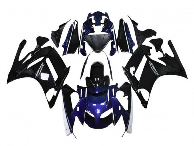 2001-2006 Yamaha FJR1300 Motorcycle Fairings - Glossy Black Blue UK
