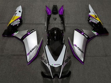 Buy 2009-2015 Aprilia RSV4 1000 Motorcycle Fairings - Silver Black Purple Yellow UK