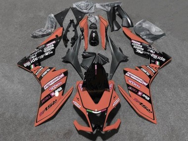 Buy 2009-2015 Aprilia RSV4 1000 Motorcycle Fairings - Orange Black UK
