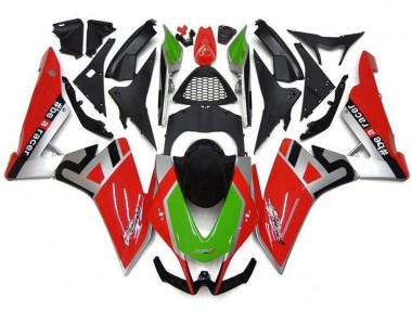 Buy 2009-2015 Aprilia RSV4 1000 Motorcycle Fairings - Red Silver Green Black UK