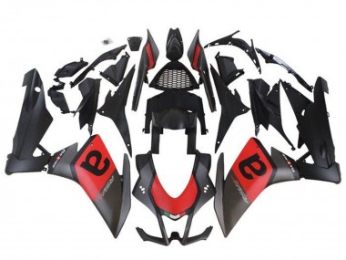 Buy 2009-2015 Aprilia RSV4 1000 Motorcycle Fairings - Matte Black Red UK
