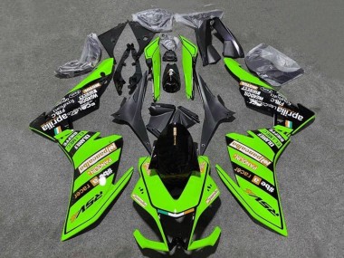 Buy 2009-2015 Aprilia RSV4 1000 Motorcycle Fairings - Green Black UK