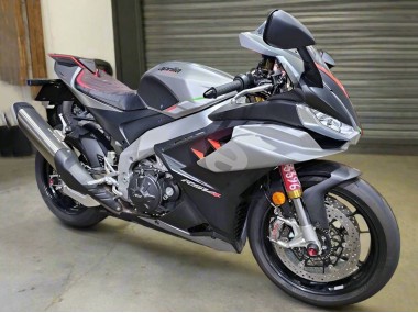 Buy 2021-2024 Aprilia RSV4 1100 Motorcycle Fairings - Glossy Silver Matte Black UK