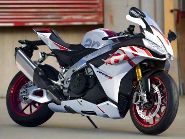 Buy 2021-2024 Aprilia RSV4 1100 Motorcycle Fairings - White Red Blue UK