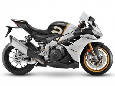 Buy 2021-2024 Aprilia RSV4 1100 Motorcycle Fairings - Matte White Black Gold UK