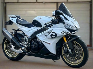 Buy 2021-2024 Aprilia RSV4 1100 Motorcycle Fairings - White Black UK