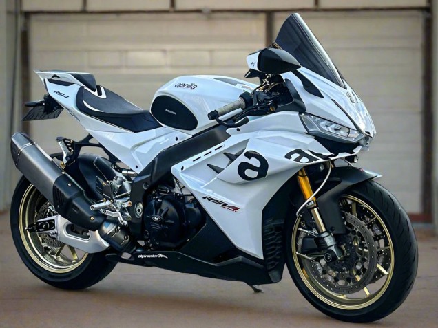 2021-2024 Aprilia RSV4 1100 Motorcycle Fairings - White Black UK