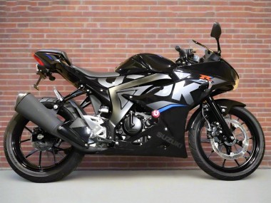 Buy 2017-2025 Suzuki GSXR125 Motorcycle Fairings - Black Silver Blue UK