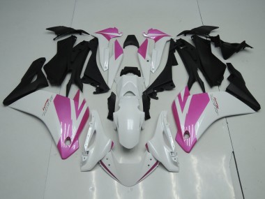 Buy 2002-2006 Honda CBR125R Motorcycle Fairings - White Pink Matte Black UK