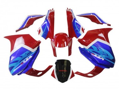 Buy 2010-2014 Honda VFR 1200 Motorcycle Fairings - White Red Blue UK