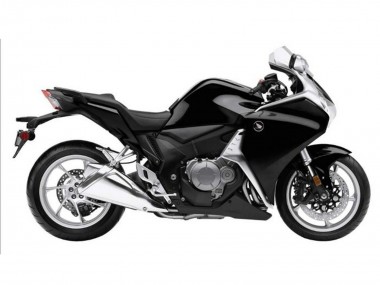 Buy 2010-2014 Honda VFR 1200 Motorcycle Fairings - Black Carbon Fiber UK