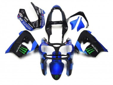 Buy 2002-2003 Kawasaki ZX9R Motorcycle Fairings - Blue Black Green Monster UK