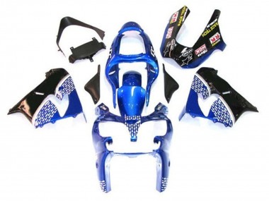 Buy 2002-2003 Kawasaki ZX9R Motorcycle Fairing - Blue White Black UK