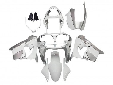 Buy 2002-2003 Kawasaki ZX9R Motorcycle Fairings - White Silver UK