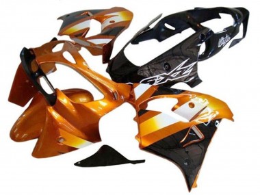 Buy 2002-2003 Kawasaki ZX9R Motorcycle Fairings - Orange Black White UK
