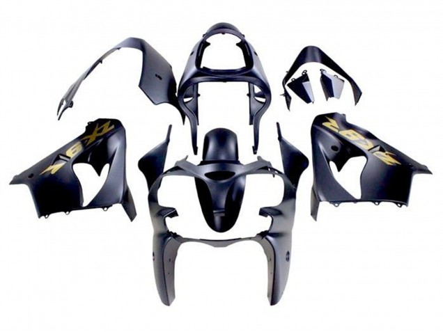 2002-2003 Kawasaki ZX9R Motorcycle Fairings - Blue Gold UK