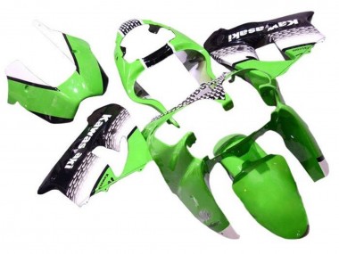 Buy 2002-2003 Kawasaki ZX9R Motorcycle Fairings - Green White Black UK