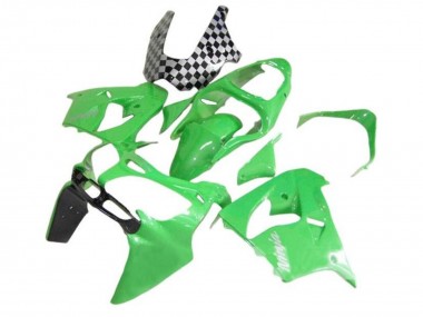 Buy 2002-2003 Kawasaki ZX9R Motorcycle Fairings - Green Black Checkered UK