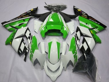 Buy 2004-2005 Kawasaki ZX10R Motorcycle Fairings - White Green UK
