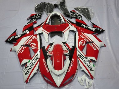 Buy 2006-2007 Kawasaki ZX10R Motorcycle Fairings - White Red Black Amauda 883 Heidron UK