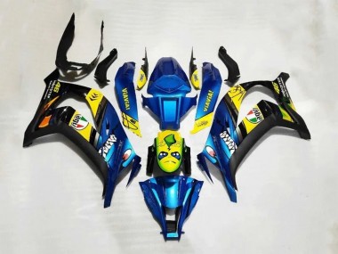 Buy 2016-2020 Kawasaki ZX10R Motorcycle Fairings - Blue Yellow Shark UK