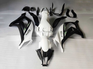 Buy 2016-2020 Kawasaki ZX10R Motorcycle Fairings - White Black Green Stripe UK