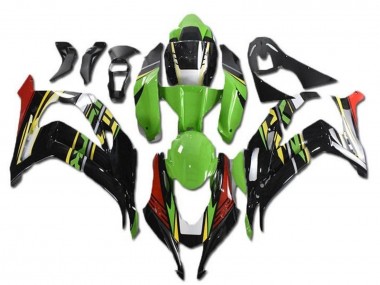 Buy 2016-2020 Kawasaki ZX10R Motorcycle Fairings - Green Red Yellow Black UK