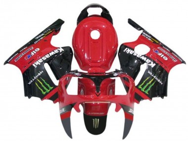 Buy 2002-2006 Kawasaki ZX12R Motorcycle Fairings - Red Black Green Elf Monster UK