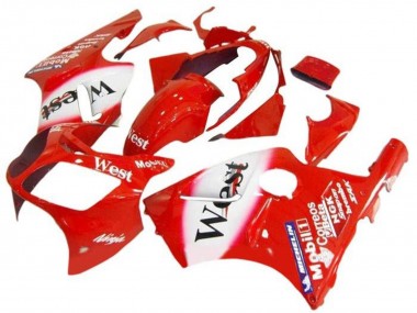 Buy 2002-2006 Kawasaki ZX12R Motorcycle Fairings - Red White West UK