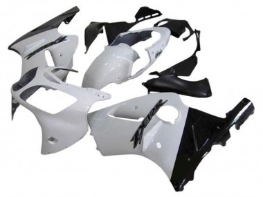 Buy 2002-2006 Kawasaki ZX12R Motorcycle Fairings - White Glossy Black UK