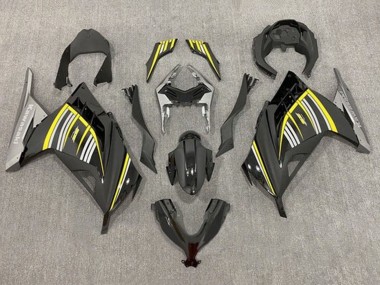 Buy 2013-2017 Kawasaki EX300 Motorcycle Fairings - Yellow Silver Glossy Black Matte Black UK