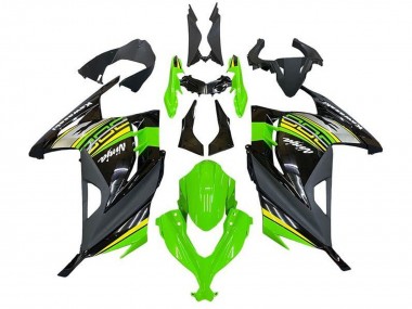 Buy 2013-2017 Kawasaki EX300 Motorcycle Fairings - Green Black Silver Yellow UK