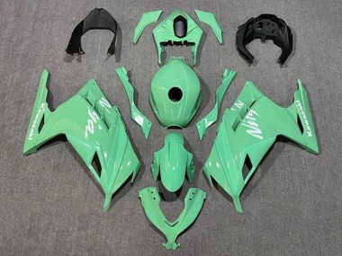 Buy 2013-2017 Kawasaki EX300 Motorcycle Fairings - Light Green White UK