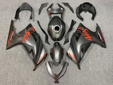 Buy 2013-2017 Kawasaki EX300 Motorcycle Fairings - Matte Black Red UK