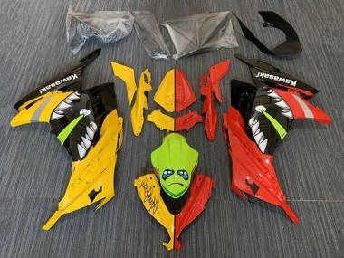 Buy 2013-2017 Kawasaki EX300 Motorcycle Fairings - Yellow Red Green Shark UK