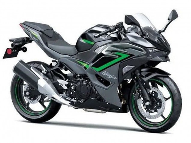 2024-2026 Kawasaki Ninja 500 EX500R Motorcycle Fairings - Black Grey Green UK