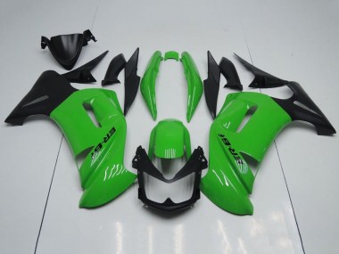 Buy 2006-2008 Kawasaki Ninja 650 EX650 Motorcycle Fairings - Green Black UK