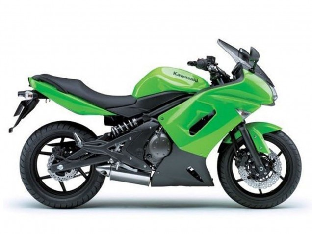 2006-2008 Kawasaki Ninja 650 EX650 Motorcycle Fairings - Green Matte Black UK