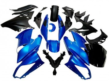 Buy 2009-2011 Kawasaki Ninja 650 EX650 Motorcycle Fairings - Blue Matte Black UK