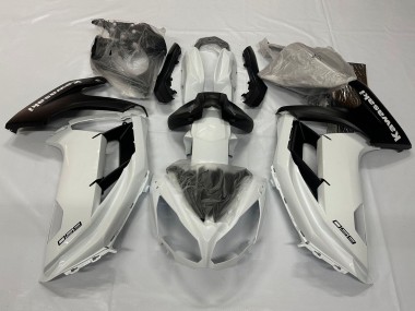 Buy 2012-2016 Kawasaki Ninja 650 EX650 Motorcycle Fairings - Pearl White Matte Black UK