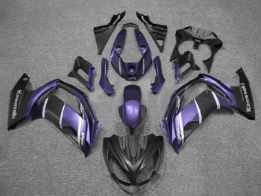 Buy 2012-2016 Kawasaki Ninja 650 EX650 Motorcycle Fairings - Purple Silver Matte Black UK