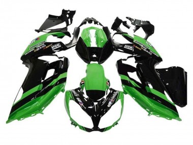 Buy 2012-2016 Kawasaki Ninja 650 EX650 Motorcycle Fairings - Green Black Stripe UK